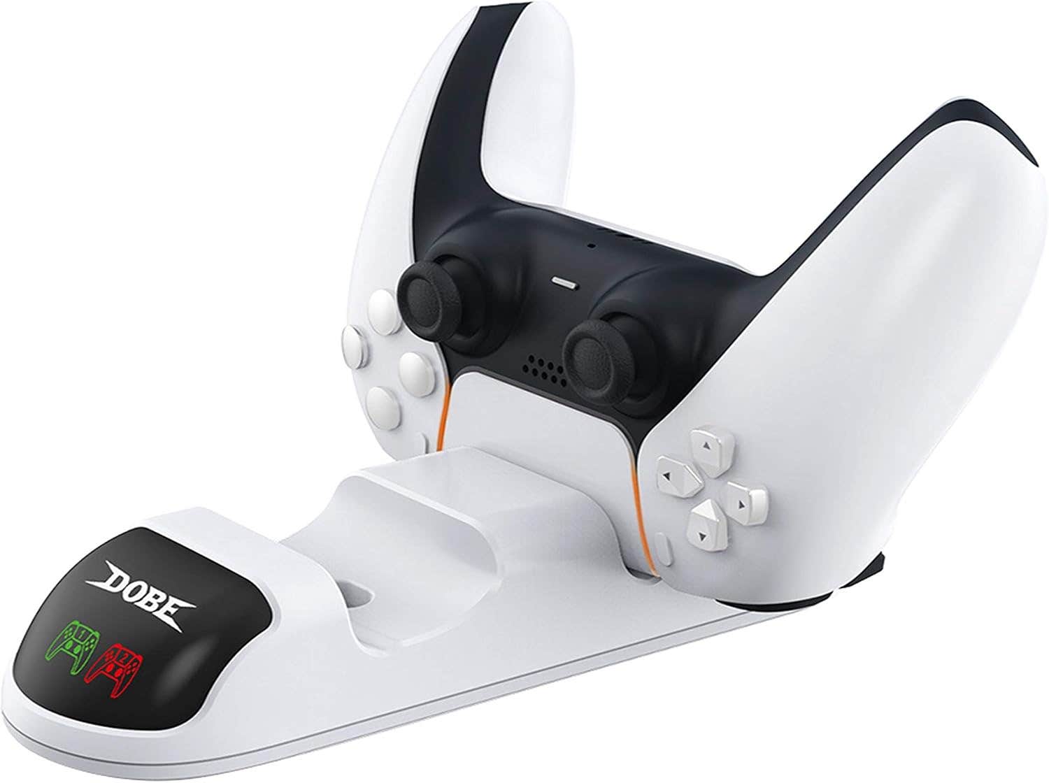 Wärme PS5 Dual Controller Charger Station - LED Indicator - White