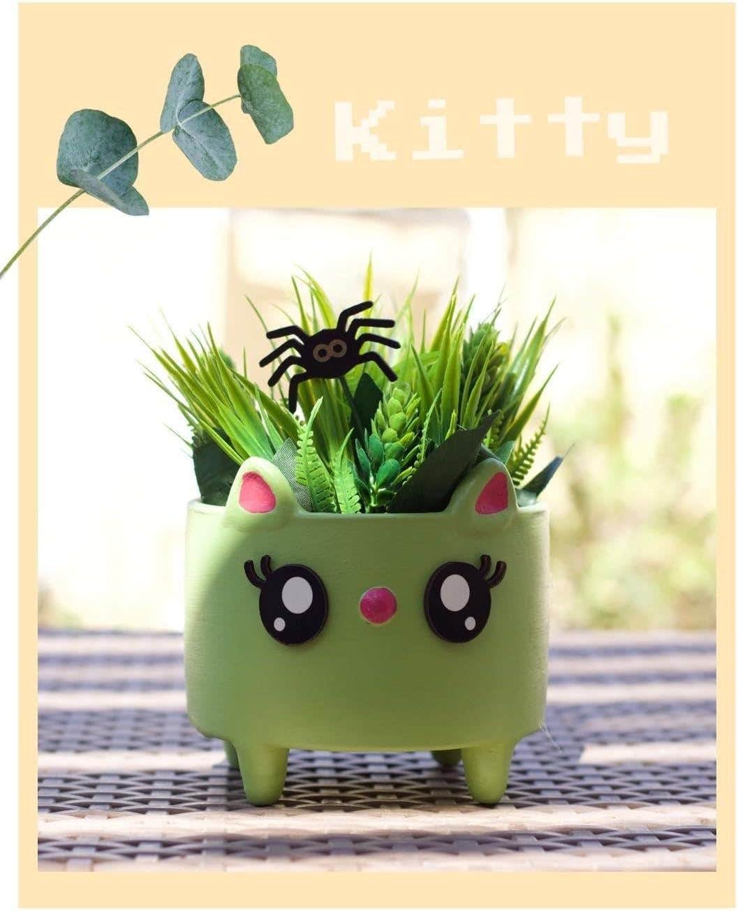 Artificial Plant - Handmade Midsize Faux Botanical, Light Green