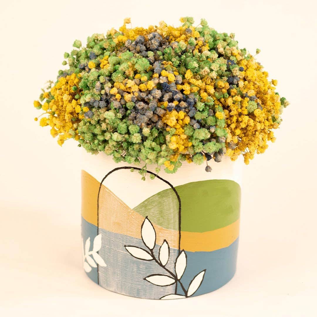 Baby Flower Natural Forever Stoneware Pot