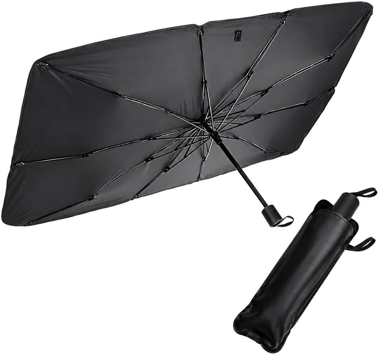 Car Sun Shade Foldable Windshield Sun Visor cm UV Protection Heat Blocking for Most Cars SUVs