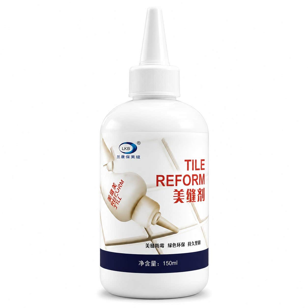 150ml White Grout for Tile Repair Gap Filling Joint Re-Covering and Sealing Tile Gaps