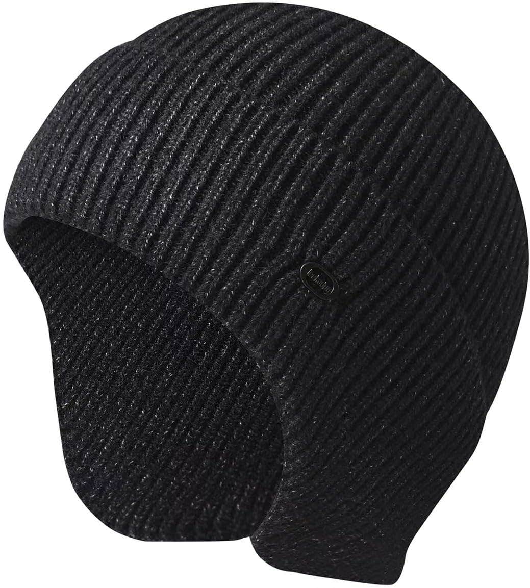 Mens Winter Warm Knitting Hats Plain Skull Beanie Cuff Toboggan Knit Cap