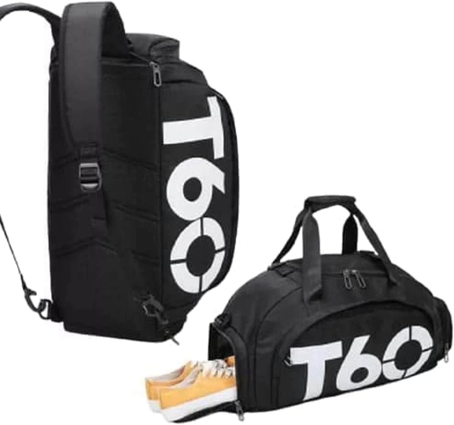 Travel Gym Cross Strap Shoulder Bag for Women, Black