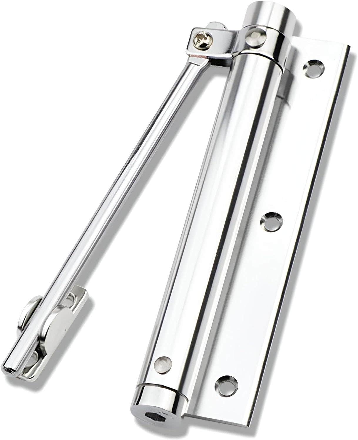 Adjustable Automatic Door Closer - Stainless Steel (1 Closer)