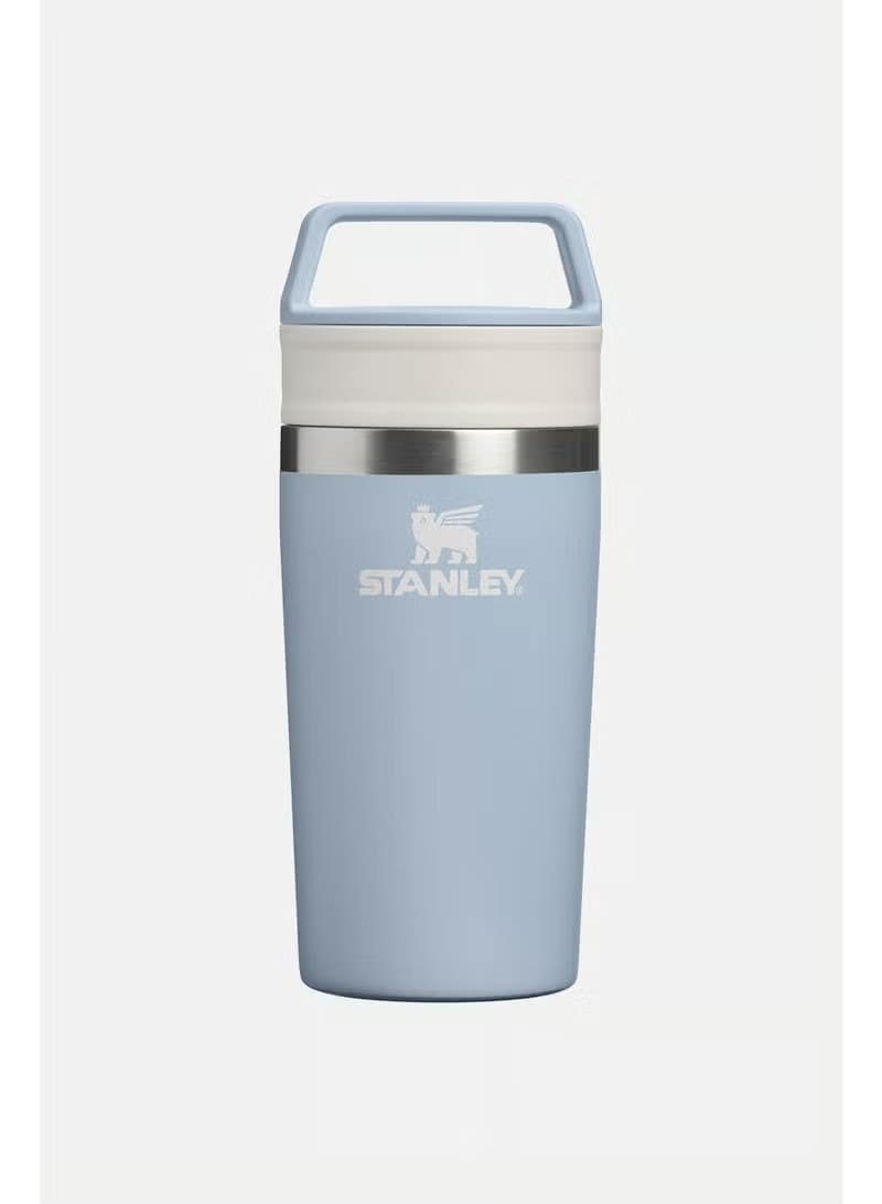 STANLEY Travel Coffee Mug - 350ml Stainless Steel Thermal Cup - Light Blue