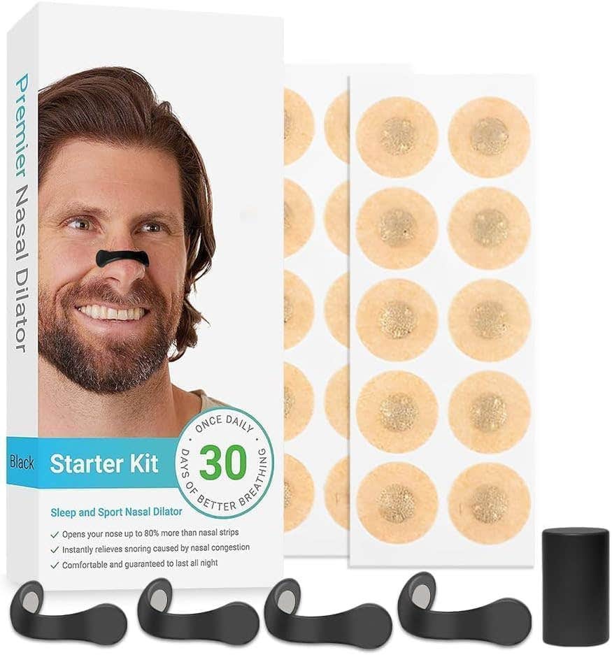 Magnetic Nose Tool for Improved Breathing and Reduced Snoring - Lightweight and Comfortable