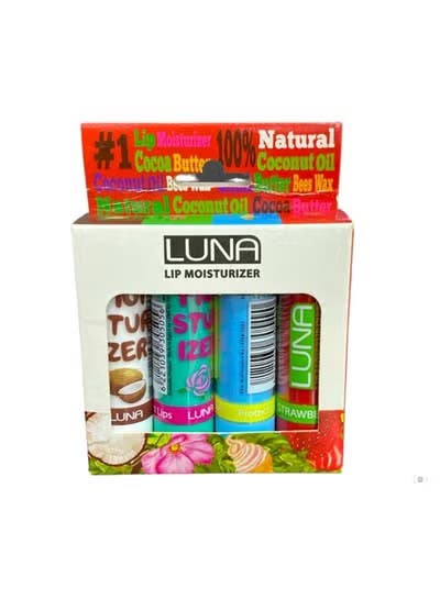 LUNA Cocoa Butter Set - 4 Pieces, Various Scents, Moisturizing & Nourishing