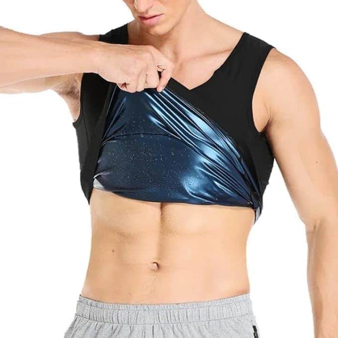 QuickDry Sauna Sweat Shirt for Weight Loss | Slimming Top for Gym | Compression Shirt for Bodybuilding