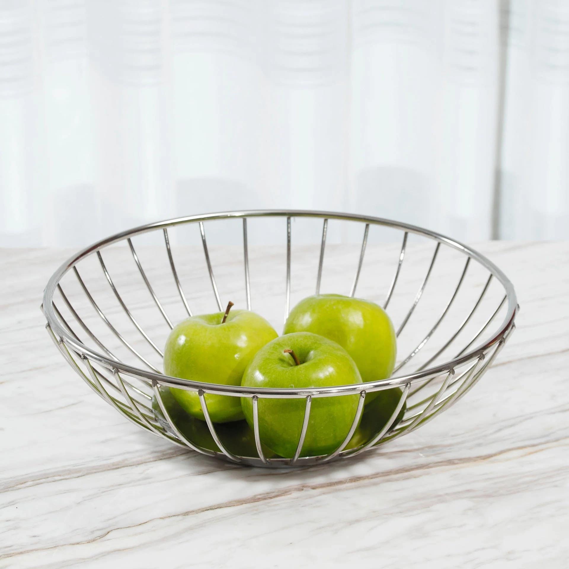 HomePro Stylish Metal Bread Basket - 20cm & 25cm Sizes