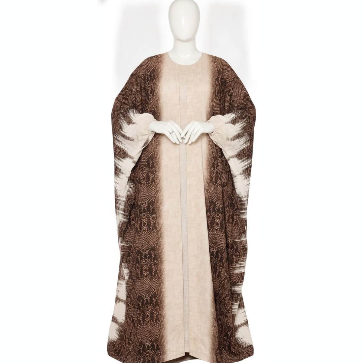 Luxury Women's Deep Bordeaux Isdal with Ruffle Detail on Sleeves and Sides, Elegant Design for Formal and Family Occasion