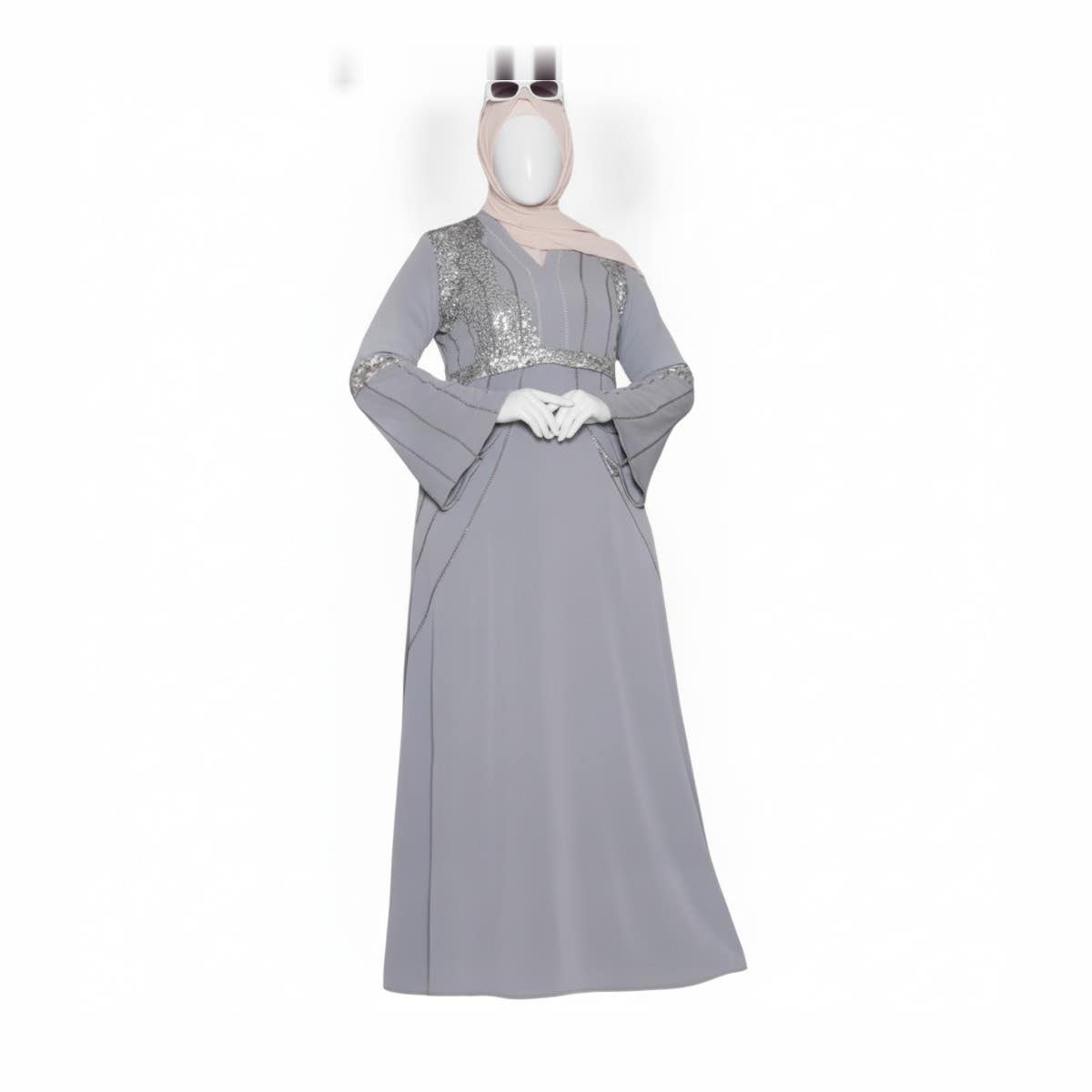 Abaya Material Kirisha Size XL to XXXXL Dress from 70k to 130k For Women GAMAL SONS FOR ABAYA GS-230-32976-Parent
