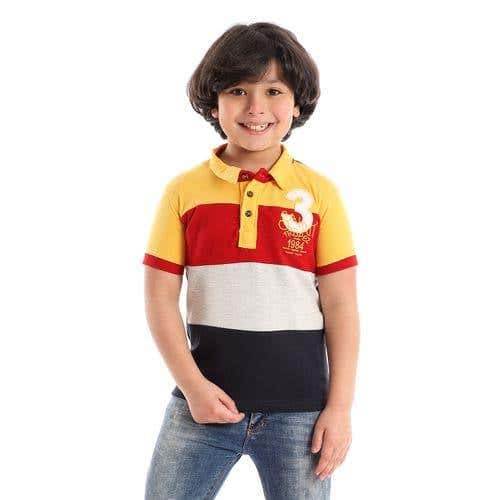 boys collared neck polo shirt