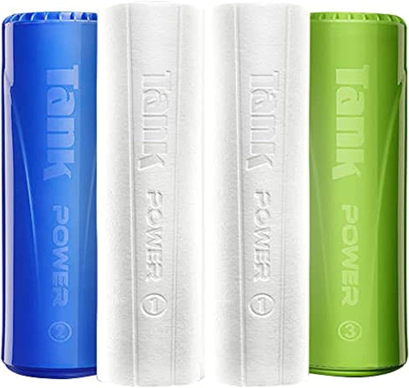 Tank Power Water Filter Cartridges (4-Pack) - 99.9% Purification
