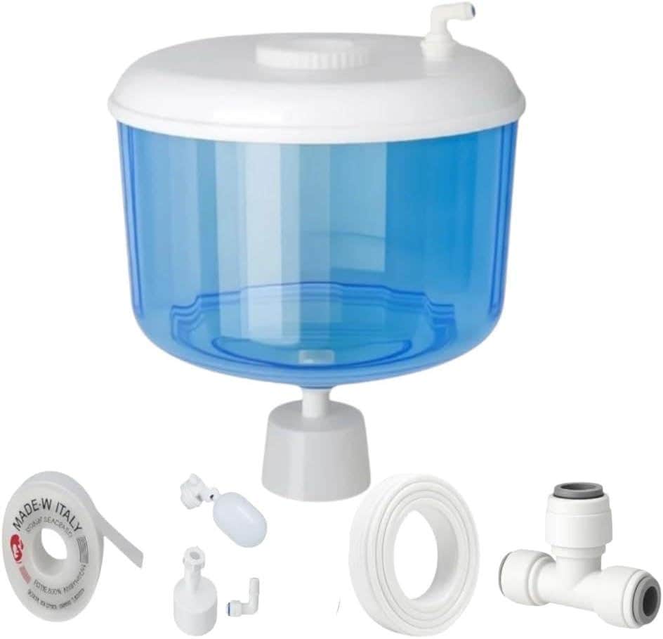 Automatic Water Bottle with Direct Connection + 5m Hose + T-Joint + Teflon Reel by Generic
