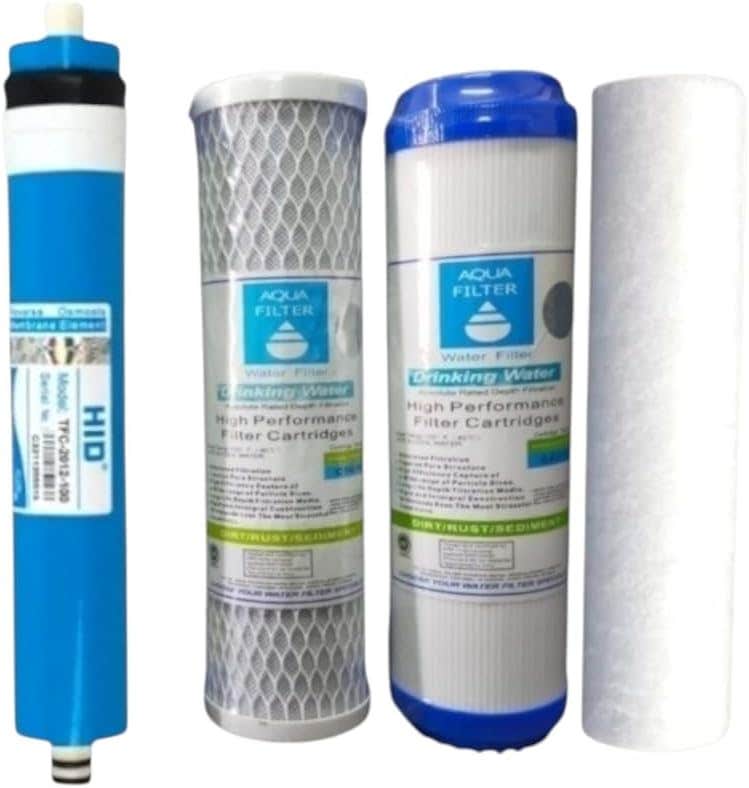 4-Pack 7 Ro Filter 4 Stage Water Filter Plugs - Removes Bacteria