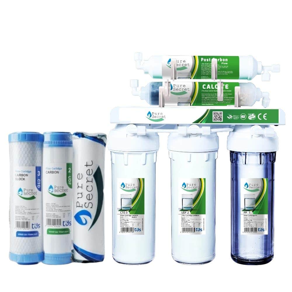 Generic Pure Secret 5-Stage Water Filter System with 3 Extra Candles