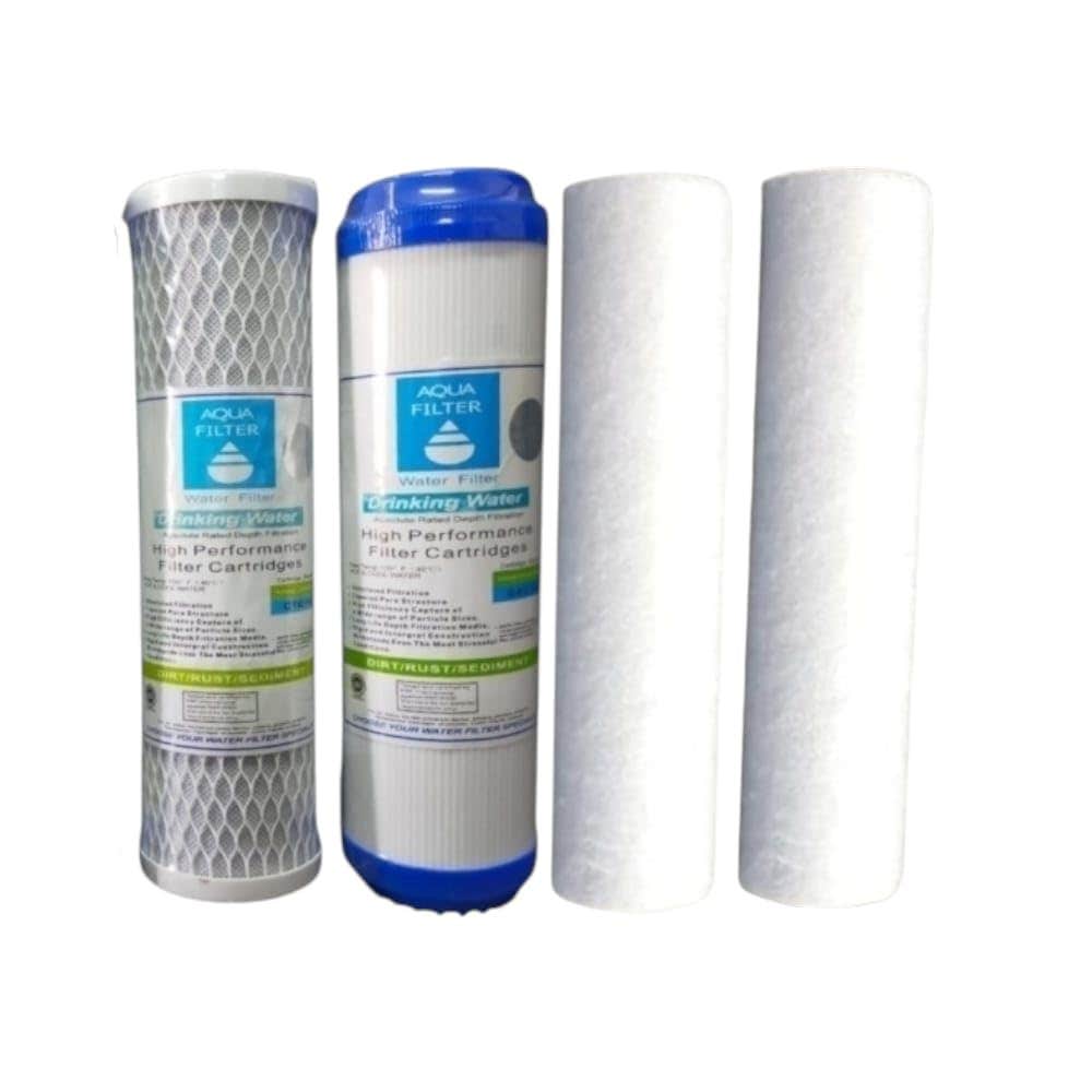 Generic 3-Stage Water Filter + Additional Stage - Plastic Material