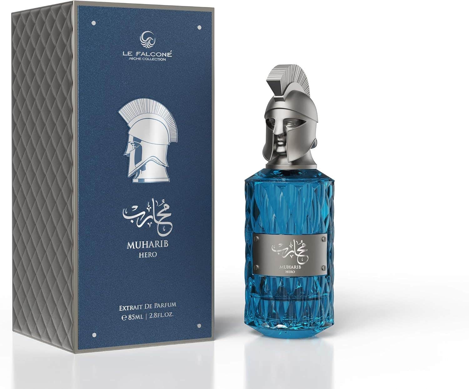 Le Falcone Muharib Hero Extrait De Parfum 85ml for Men | Intense Woody Aromatic Fragrance