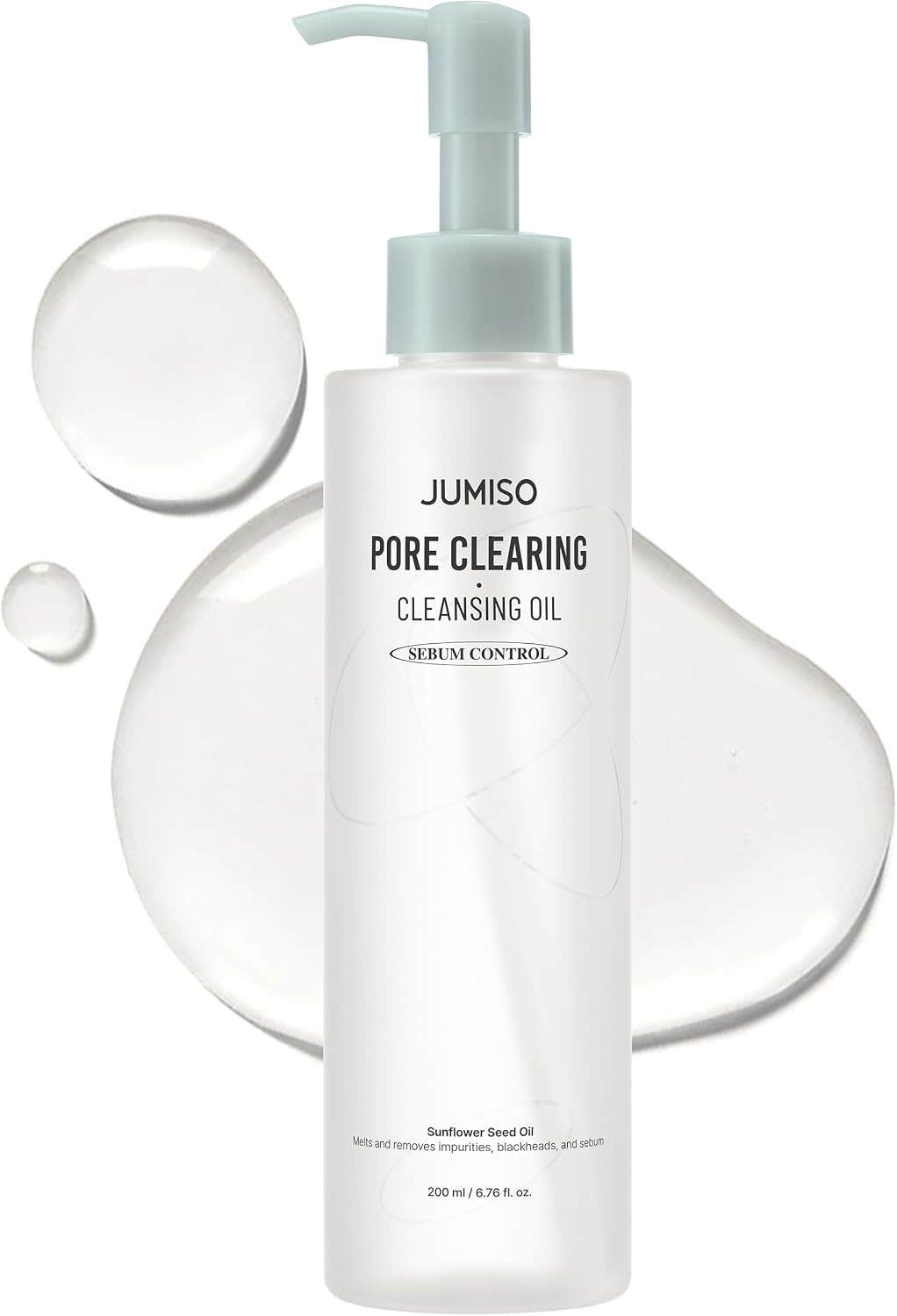 JUMISO Gentle Oil Cleanser 200ml for Sensitive Skin - Makeup Remover