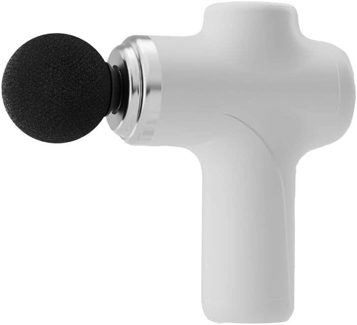 Porodo Fascial Massage Gun With 4 Interchangeable Heads - White