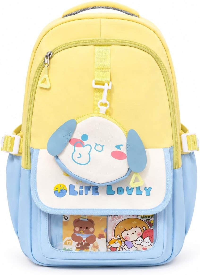 Multi-pocket school backpack for children for a comfortable school day