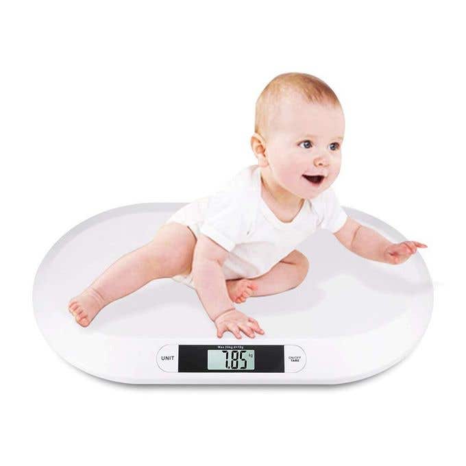 Digital Baby and Pet Scale, High Precision, 100g-20kg, Battery Operated,