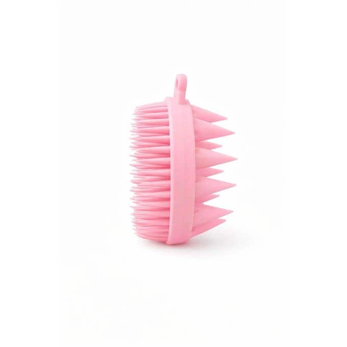 Dual-sided Silicone Scalp Massage Shampoo Brush - Waterproof Hair Care Tool
