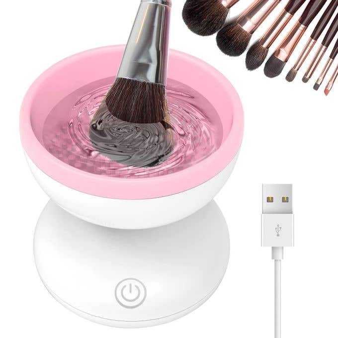 Electric Makeup Brush Cleaner - Portable USB-Powered Tool