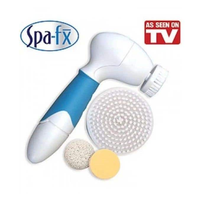Portable 4-in-1 Facial and Body Cleansing Device with Battery, Massage Function