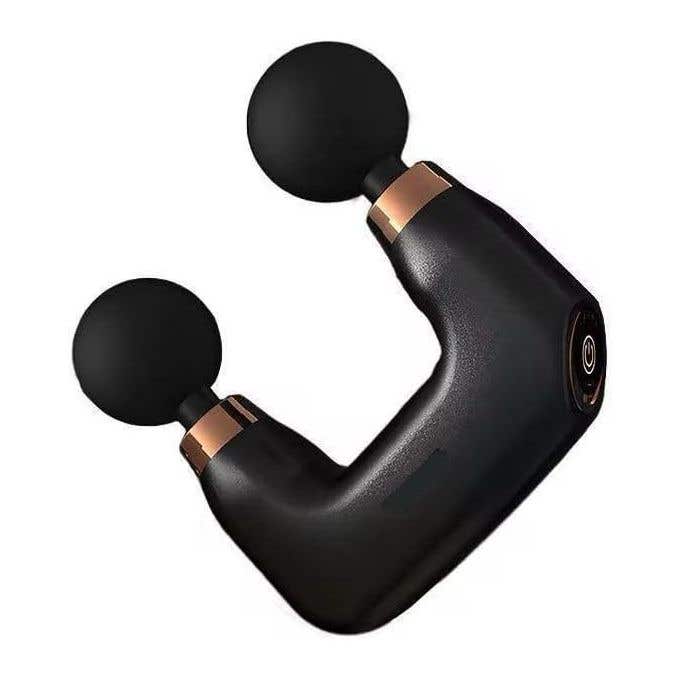 Electric Dual-Pulse Massager - Quiet Rhythmic Relief for Athletes & Muscle Recovery
