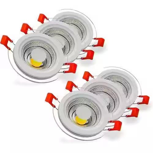 R-LIGHT 6+6 Watt LED Spotlights - 3 Lighting Options (6 Pieces)