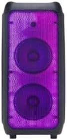 Bluetooth Speaker, Platinum AH-8300 Professional 8" Dual Bluetooth Speaker with LED Lights, Microphone & Remote – Portable Rechargeable Speaker System