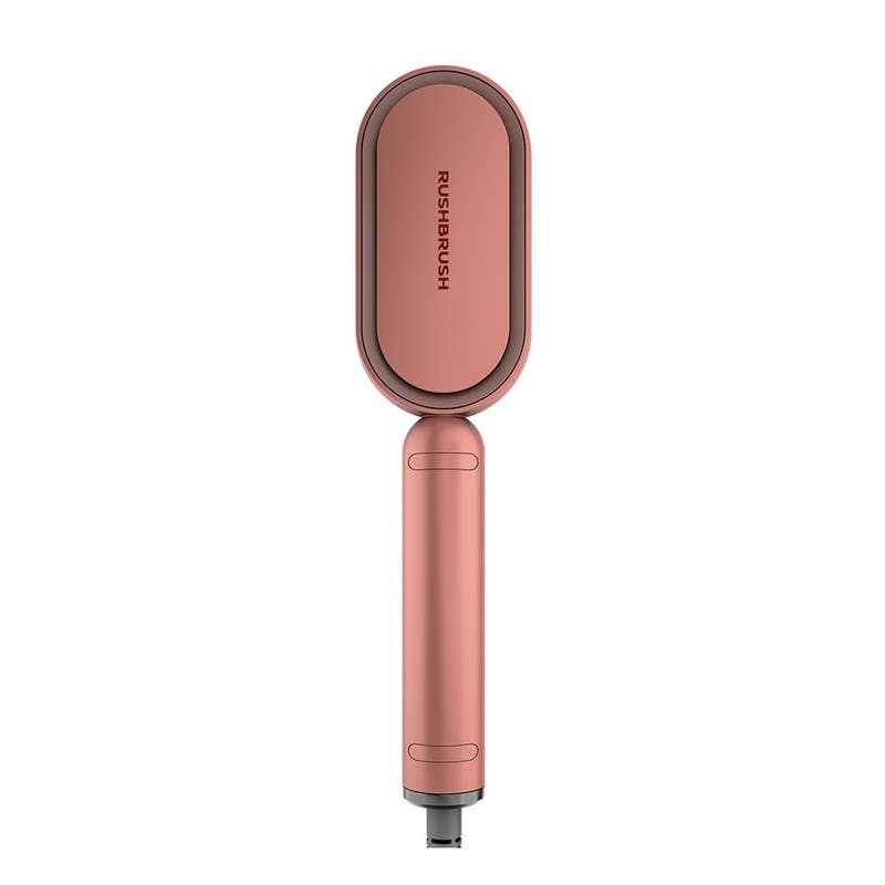 Rush Brush S3 Lite Hair Straightener Brush, 230 Degrees Celsius, Tourmaline Ceramide, Fast Heating - Rose Gold