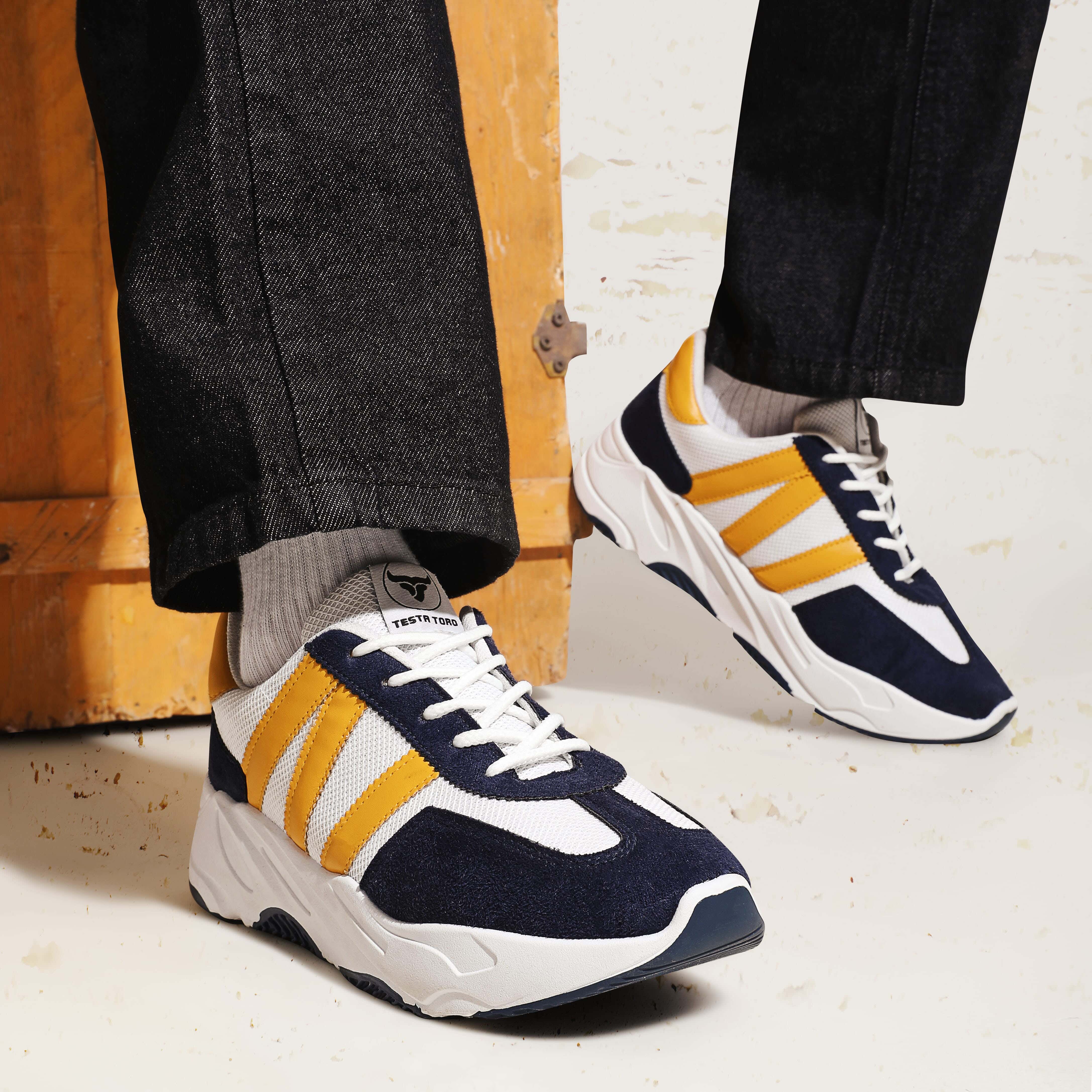 Leather Lace up sneakers for Men Testa Toro