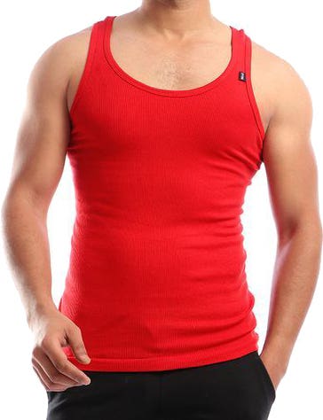 Cottonil Cotton under shirt Set For Men, 4 Pieces - Multicolor