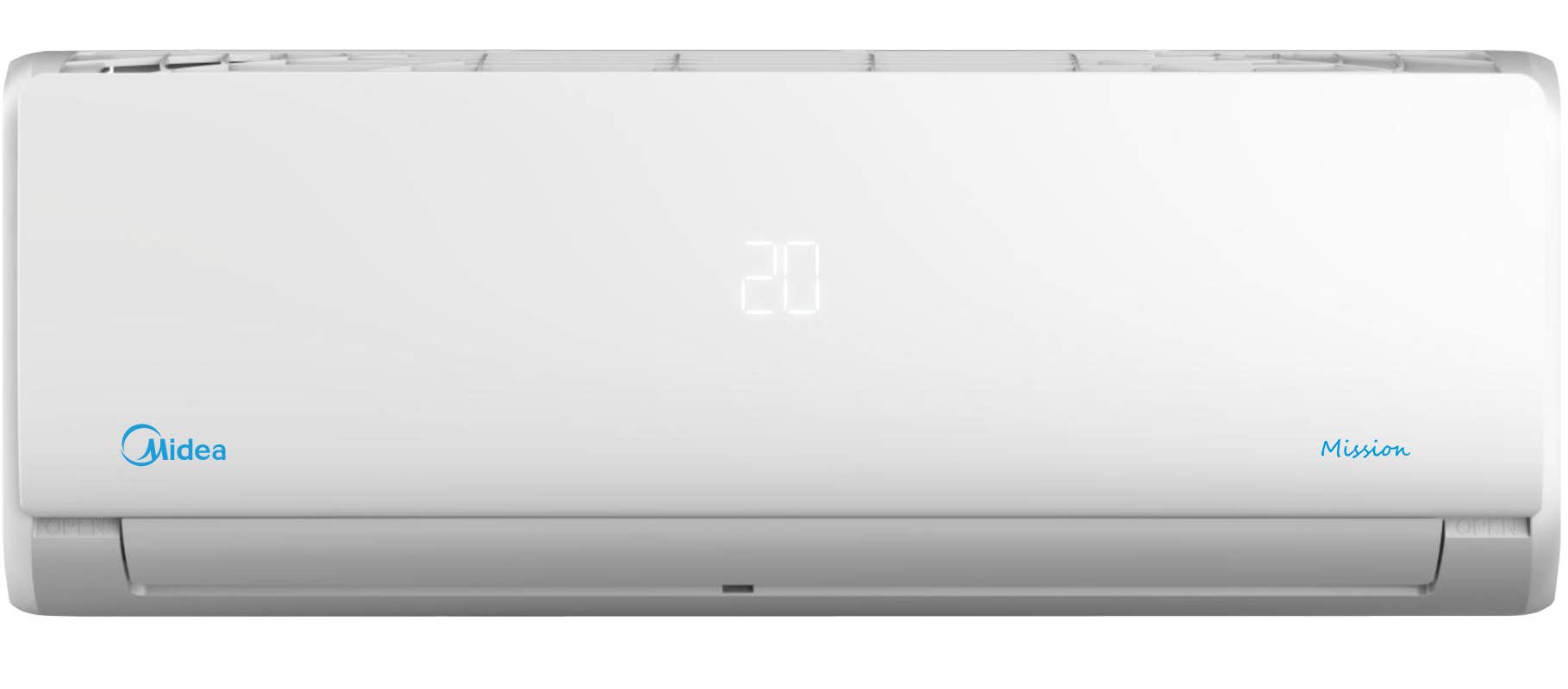 Midea Mission MSCT-18HR-DNF SplitAirConditioner, 2.25HP, Cooling/Heating, Inverter - White