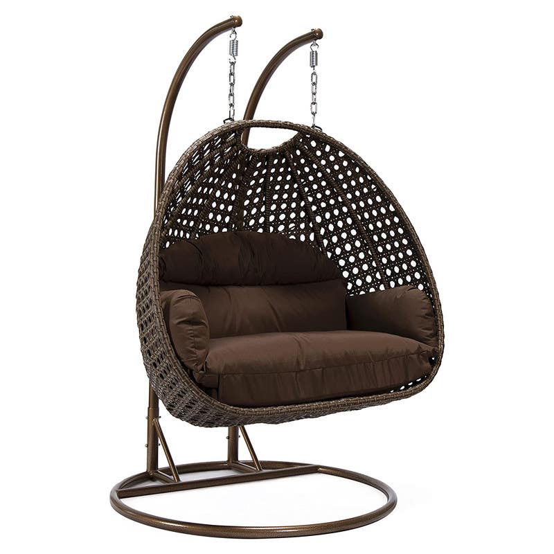 Swing Chair 2 Person, 220×140×70 - Brown