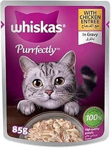 Whiskas | Cat Food for 1 Year and Older Cats - Chicken | 85g