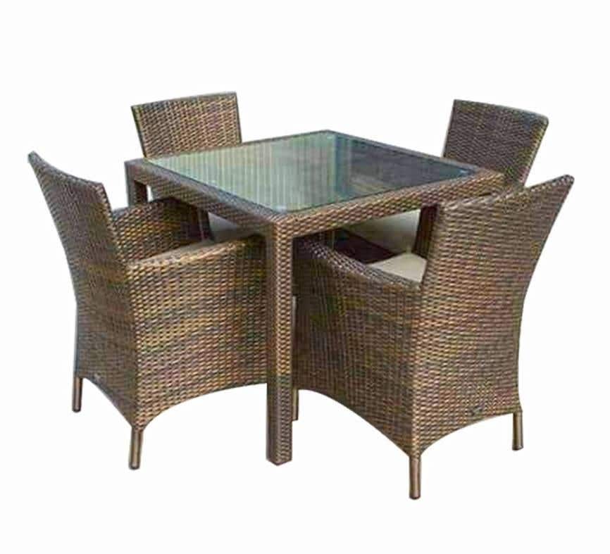 Garden Set 5 Pieces - Brown