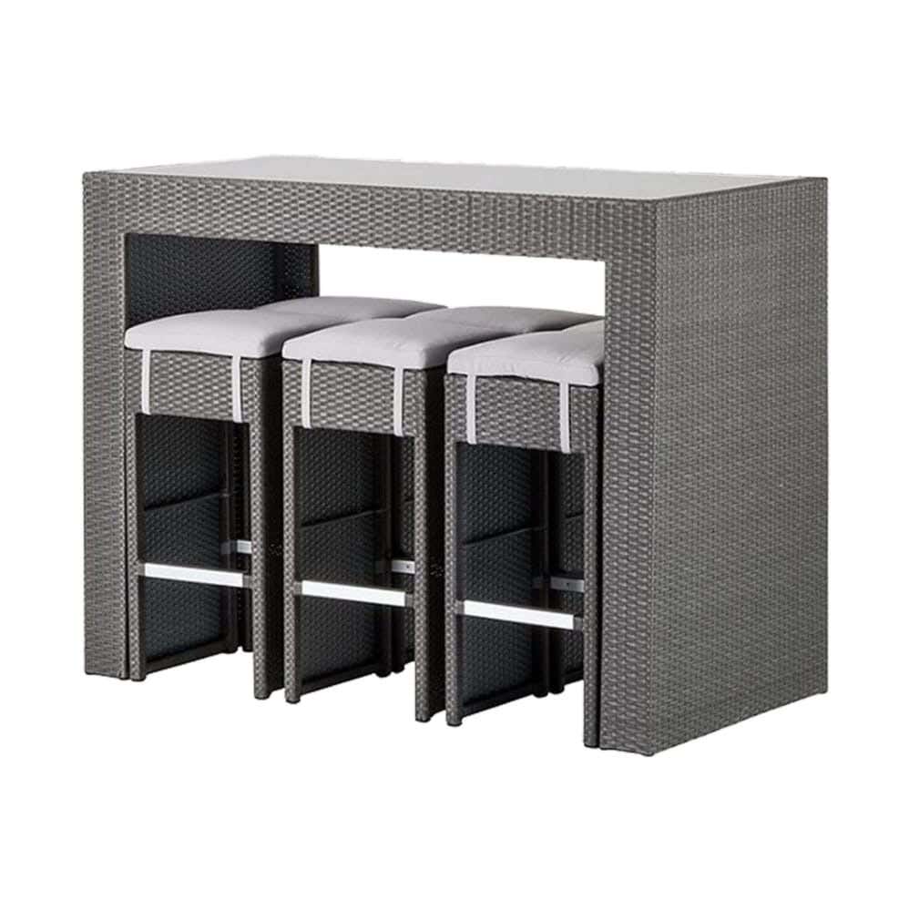 Garden Set 7 Pieces - Grey