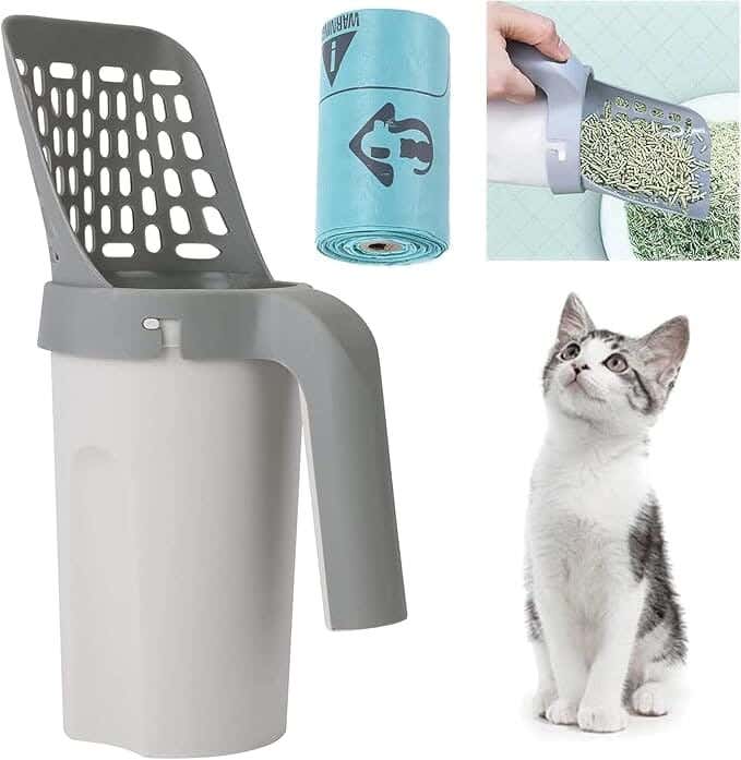 Cat litter scoop with bag | 1 piece