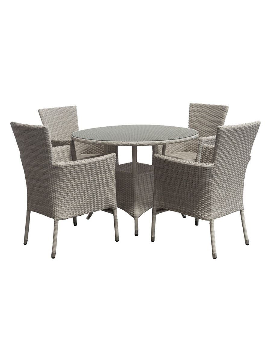 Garden Set 5 Pieces - Light Beige