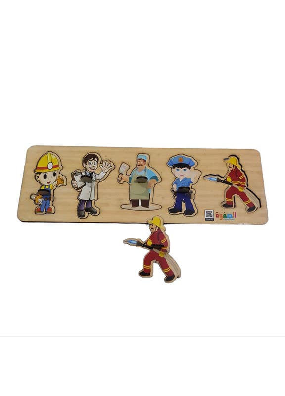 El-Safwa Wood Jobs Ruler For Children - Multicolor