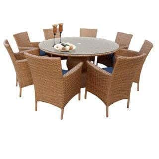 Garden Set 9 Pieces - Light Brown