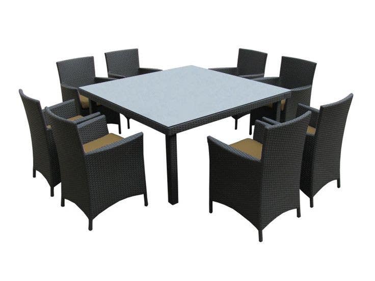 Garden Set 9 Pieces - Black