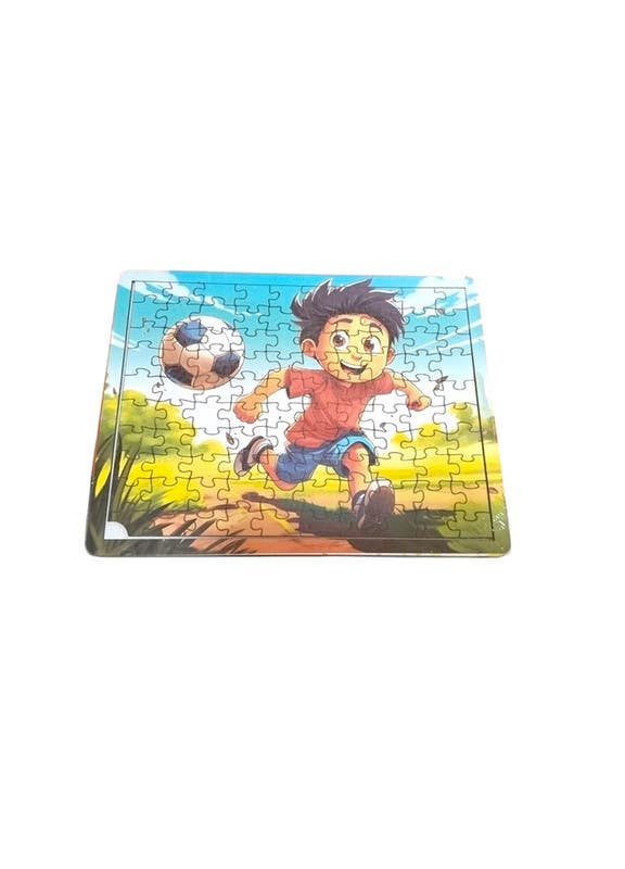 El-Safwa Puzzle Toy With Boy And Ball Design For Children - Multicolor