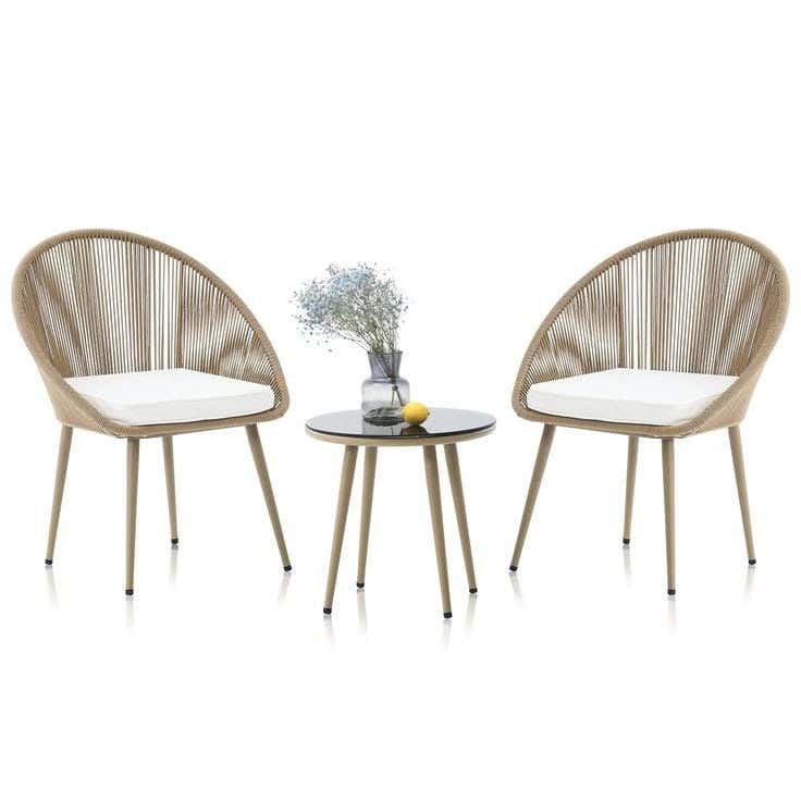 Garden Set 3 Pieces - Light Beige