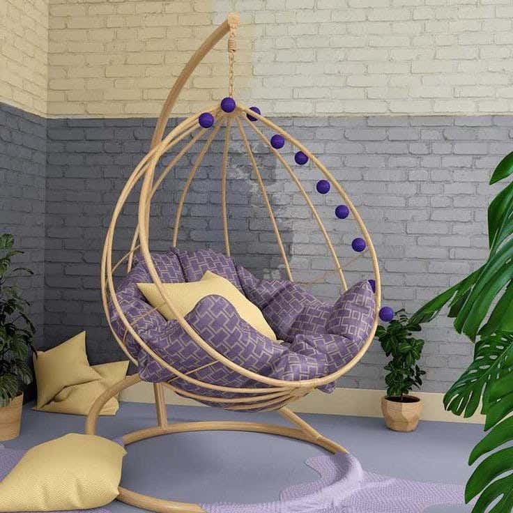 Swing Chair, 220×115×60  - Beige