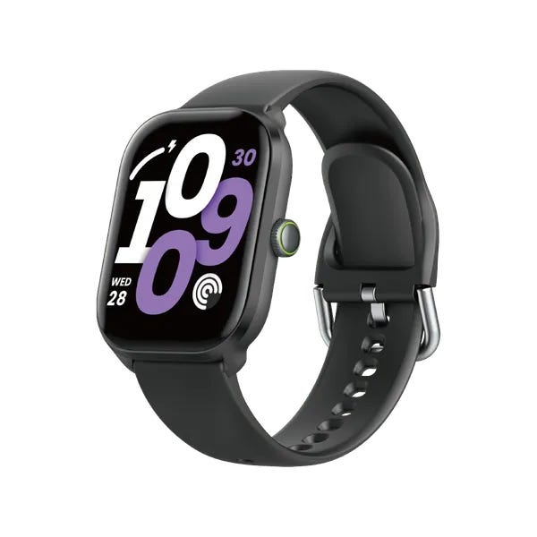 Oraimo,OSW-809 Watch 6 Lite Smart Watch, 2.01 Inch TFT, 300mAh, IP68 - Black