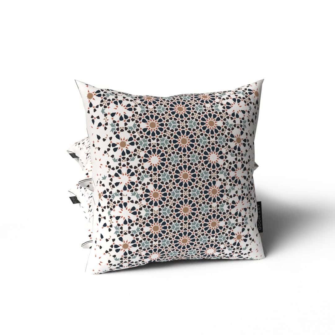 Velvet Cushion , 40×40 cm - Multicolor